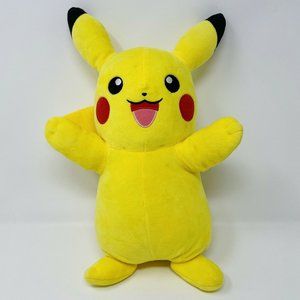 Pokemon Pikachu 14” Plush Stuffed Animal Toy WCT 2018 Talking Yellow